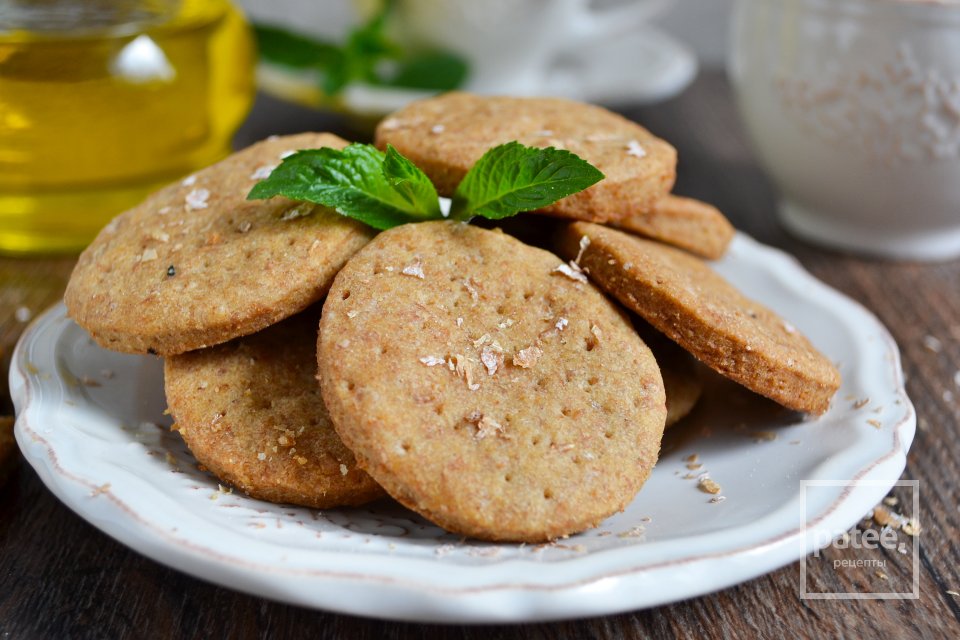 Постное печенье с отрубями - Шаг 15