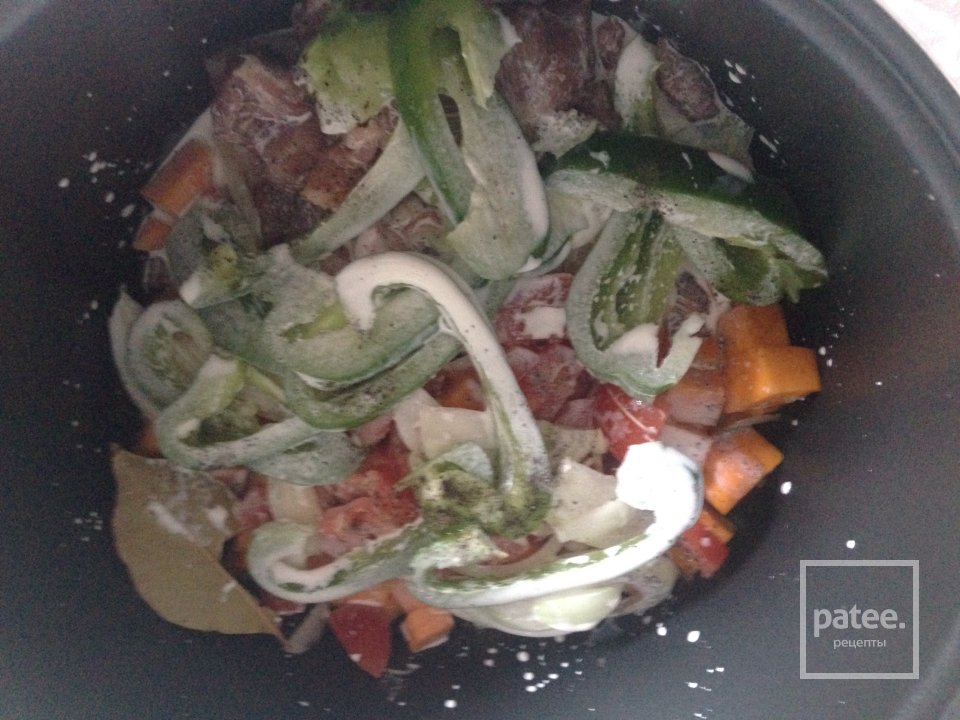 Свинина в сливках с тыквой - Шаг 6