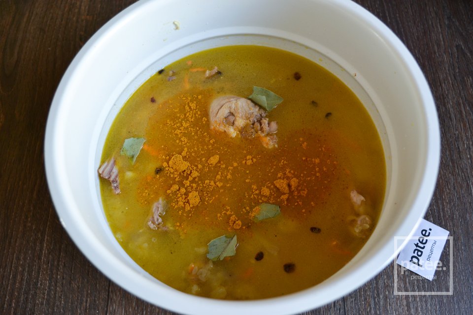 Плов из кролика в мультиварке - Шаг 12