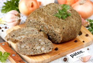 Вареный печёночный паштет