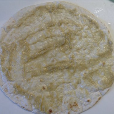 Тортилья с салатом из авокадо на завтрак. - Шаг 6