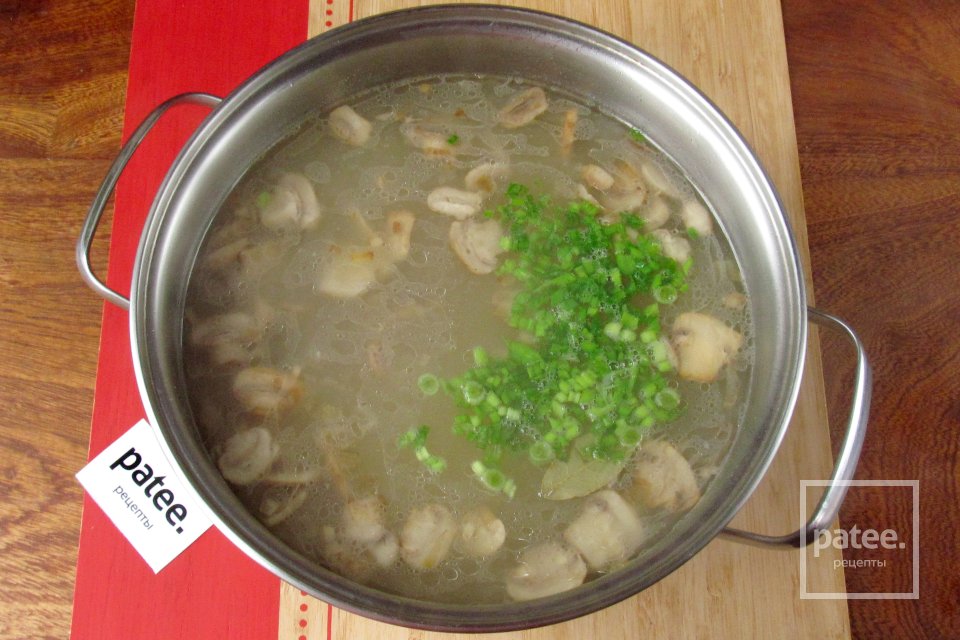 Суп с фрикадельками, грибами и орзо - Шаг 15