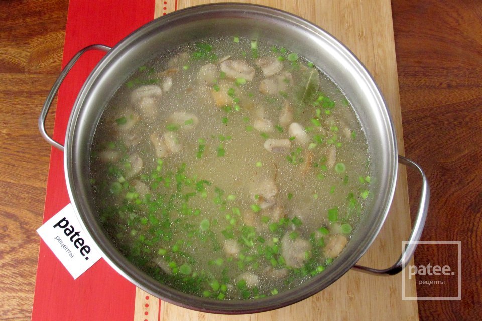 Суп с фрикадельками, грибами и орзо - Шаг 17