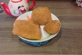 Мини хачапури с сыром , картошкой .