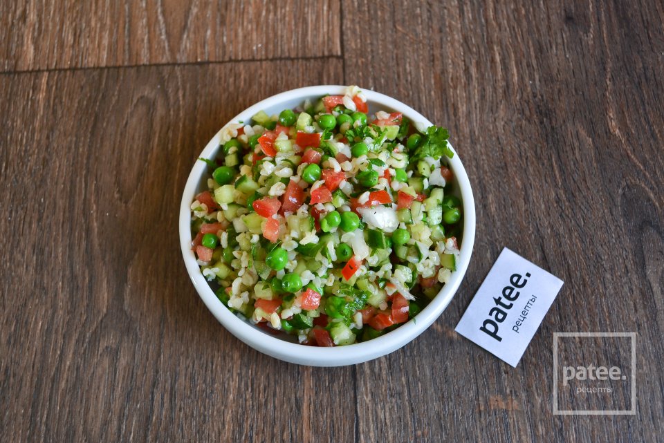 Овощной салат с булгуром - Шаг 15