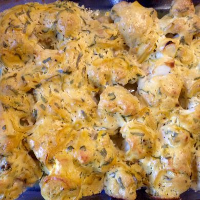 "Золотая" цветная капуста, запечённая под горчичным соусом. - Шаг 8