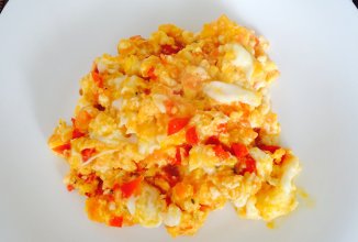 Не простая яичница😚