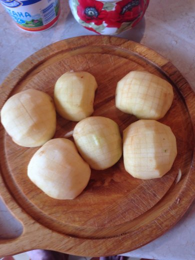 Яблочный пирог с заливкой🍏🍌 - Шаг 4