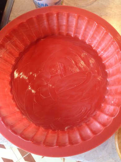 Яблочный пирог с заливкой🍏🍌 - Шаг 7