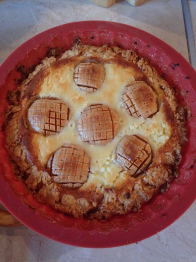 Яблочный пирог с заливкой🍏🍌 - Шаг 12