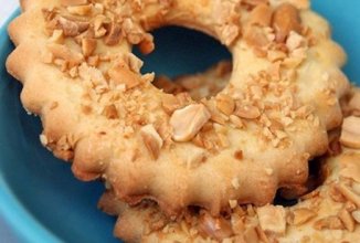 Песочные кольца с арахисом