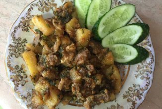 Жаркое из баранины с грибами 🐑