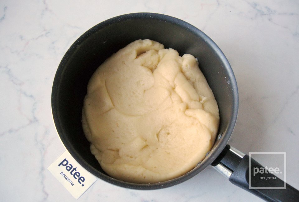 Профитроли с шоколадным и ванильным кремом - Шаг 4