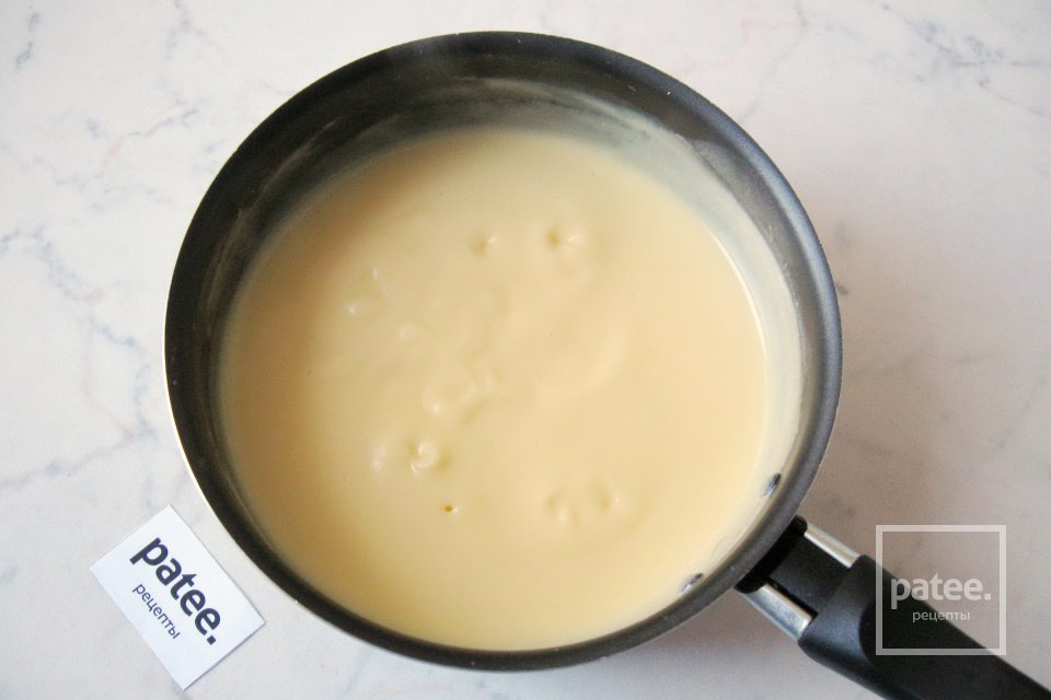 Профитроли с шоколадным и ванильным кремом - Шаг 13