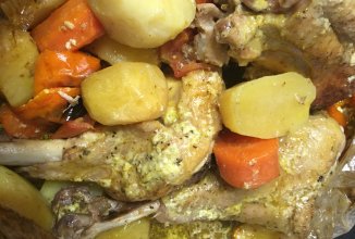 Запеченная индейка с овощами 🦃