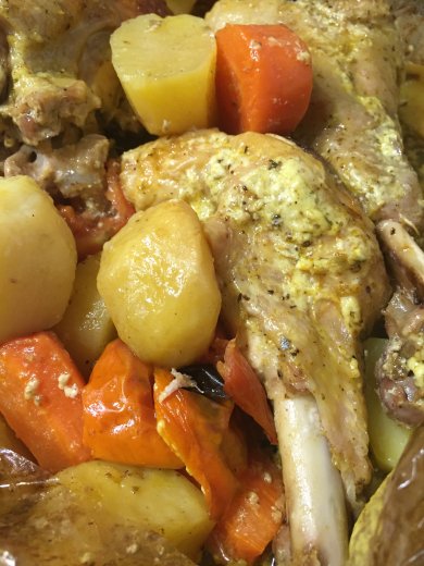 Запеченная индейка с овощами 🦃 - Шаг 4