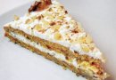 Морковный торт с творожно-сметанным кремом