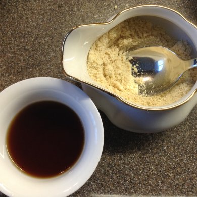 Стручки фасоли под кунжутным соусом. - Шаг 5