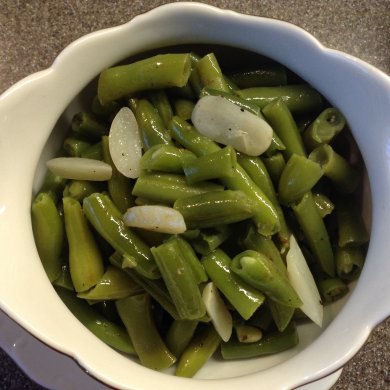 Стручки фасоли под кунжутным соусом. - Шаг 6