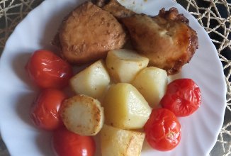 Курица в соево-горчичном маринаде