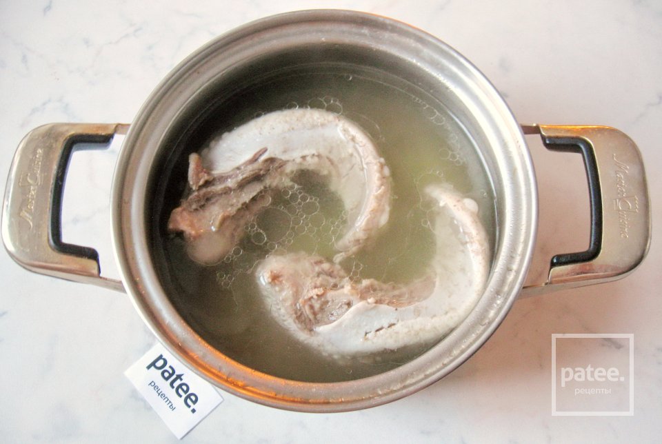 Свиной язык в сливочно-грибном соусе - Шаг 4