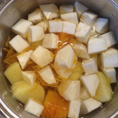 Полезное пюре для детей и взрослых с зелёным маслом. - Шаг 2