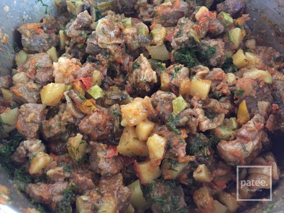 Жаркое по бакински 🍲 - Шаг 7