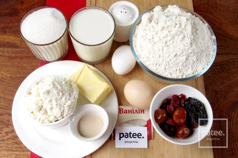 Пасхальный кулич с творогом - Шаг 1