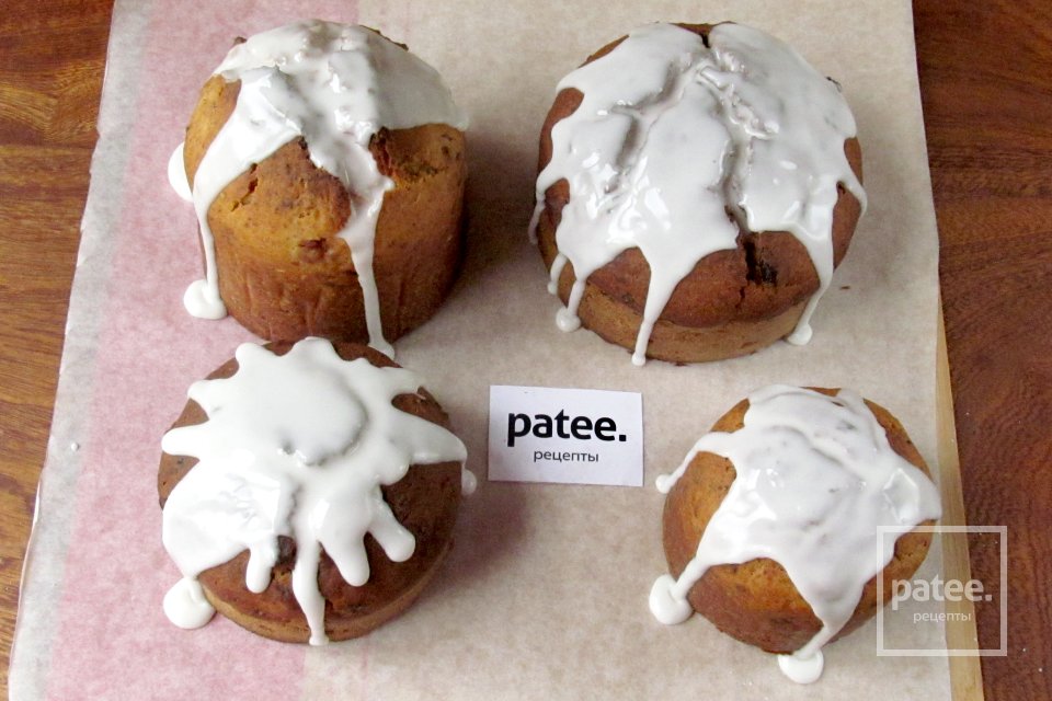 Пасхальный кулич с творогом - Шаг 19