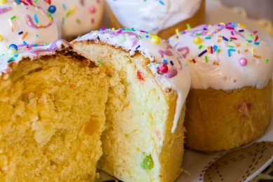 Пасхальный кулич "Экзотик" - приготовление