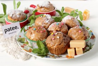 Маффины с начинкой из сливочных конфет