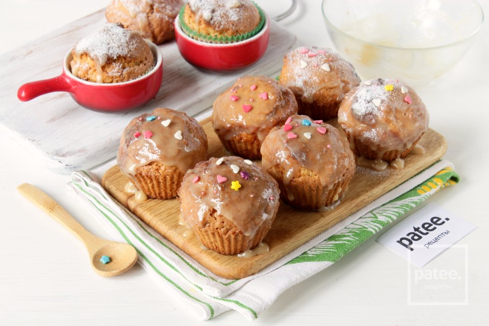 Маффины с начинкой из сливочных конфет - Шаг 12