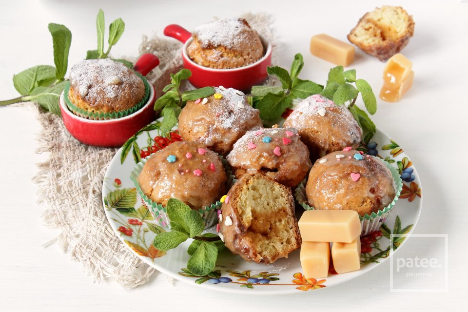 Маффины с начинкой из сливочных конфет - Шаг 13