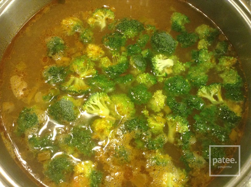 "Грешный супчик" с гречкой и брокколи. - Шаг 4