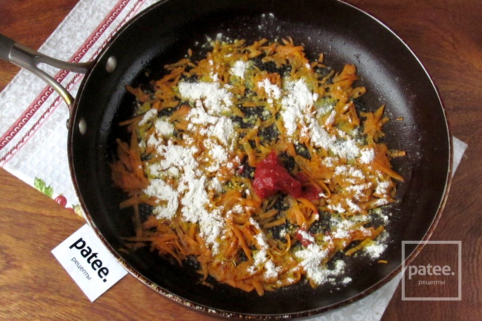 Ленивые голубцы из кролика в морковно-томатном соусе - Шаг 14