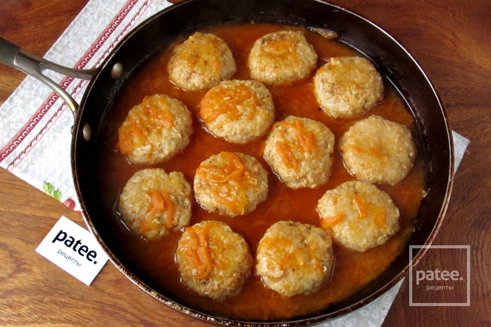 Ленивые голубцы из кролика в морковно-томатном соусе - Шаг 17