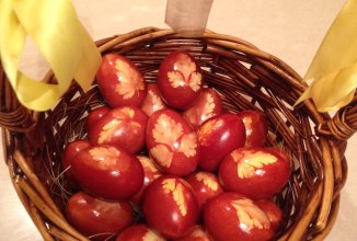 Яйца пасхальные с узорами