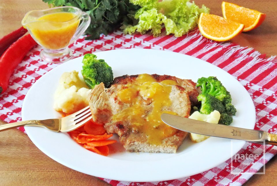 Отбивные из свинины с апельсиновым соусом - Шаг 10