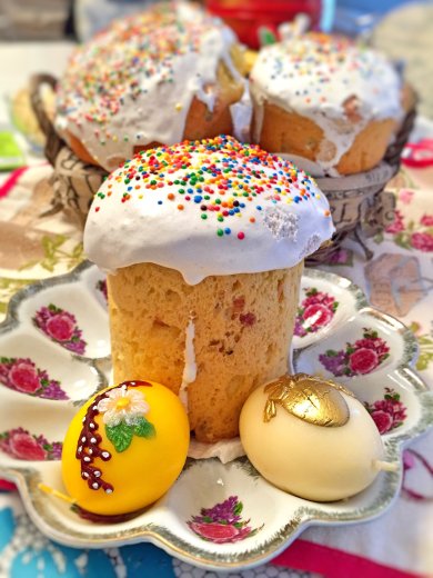 Медовый пасхальный кулич - Шаг 3