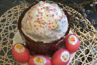 Кулич "Апельсиновый" (бездрожжевой)