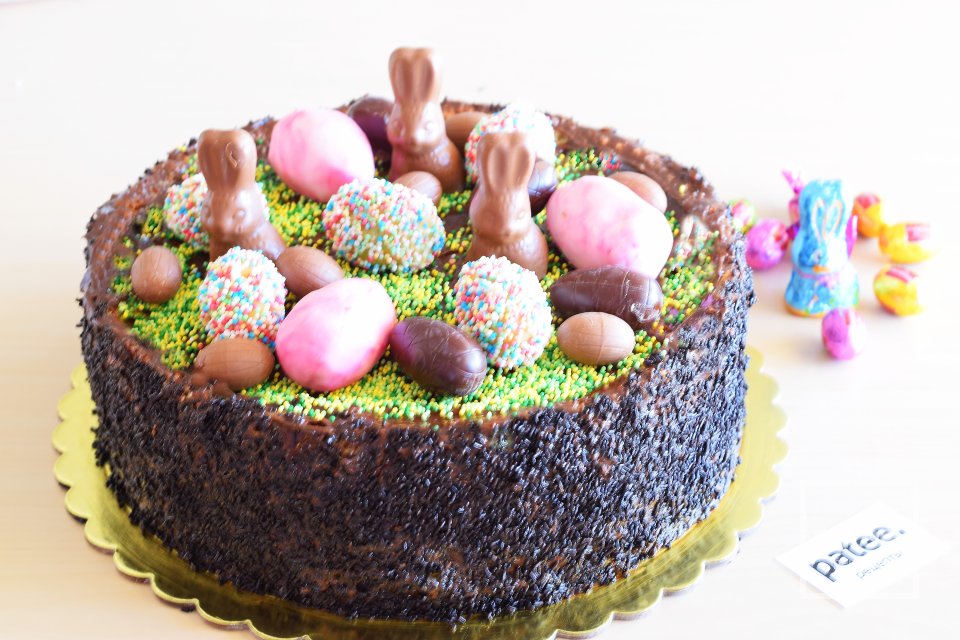 Торт "Пасхальная корзина" - Шаг 8