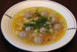 Суп с фрикадельками