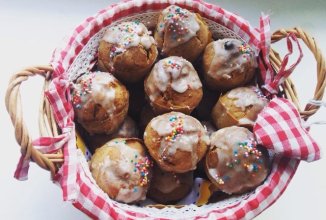 Вегетарианские куличики к Пасхе