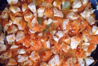 Тушёная курочка