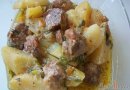 Тушёная картошка с мясом