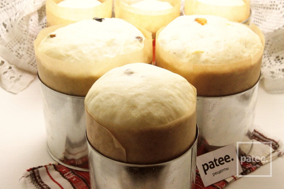 Пасхальный кулич с изюмом и цедрой - Шаг 16