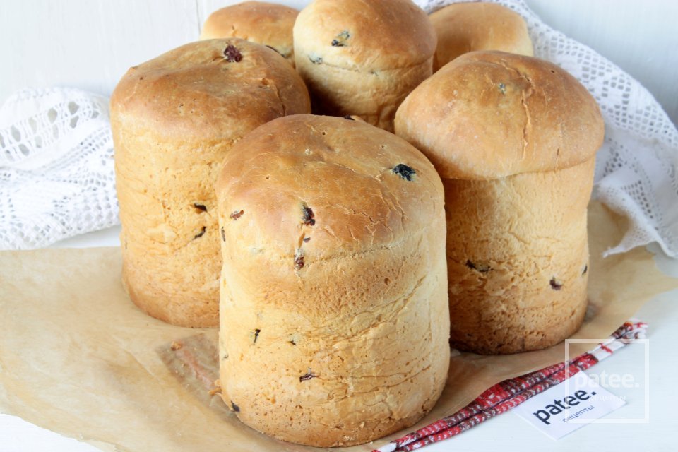 Пасхальный кулич с изюмом и цедрой - Шаг 17