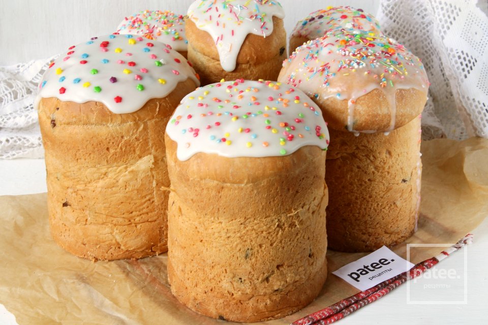 Пасхальный кулич с изюмом и цедрой - Шаг 19