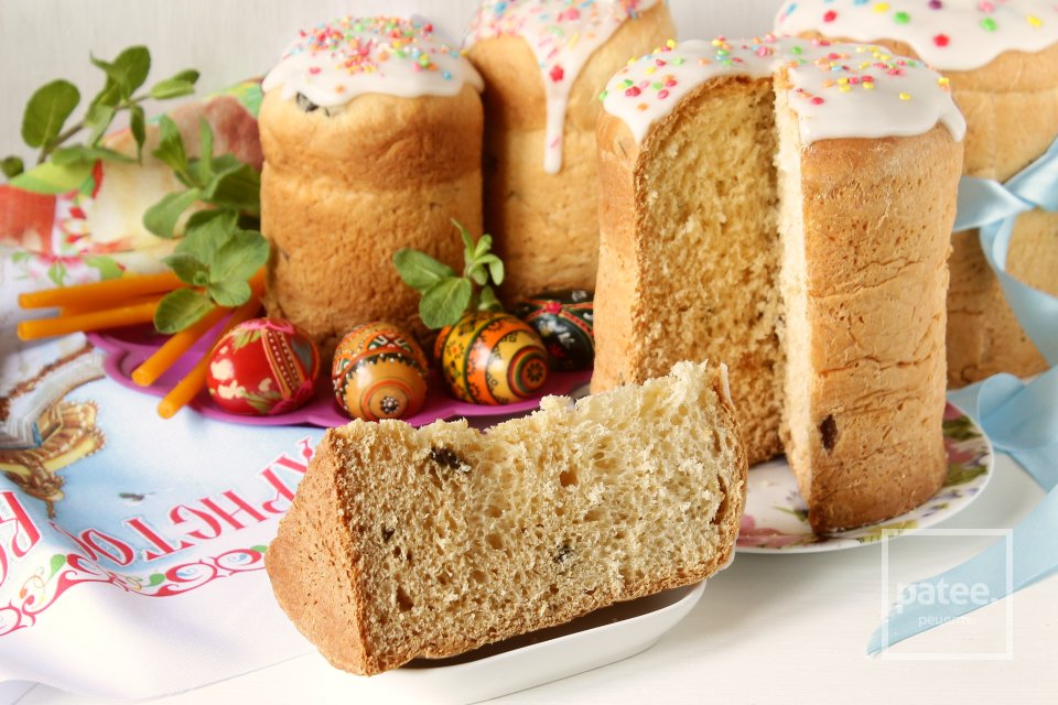 Пасхальный кулич с изюмом и цедрой - Шаг 20