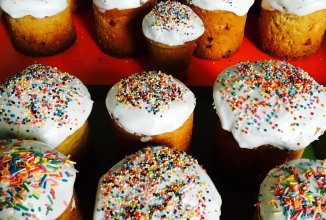 Творожный кулич